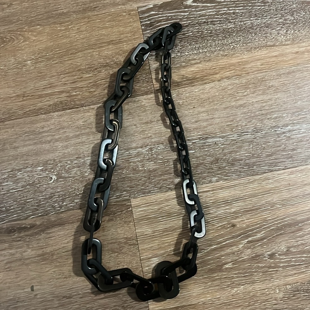 Vintage Interlocking Square Links 36" Length - image 1